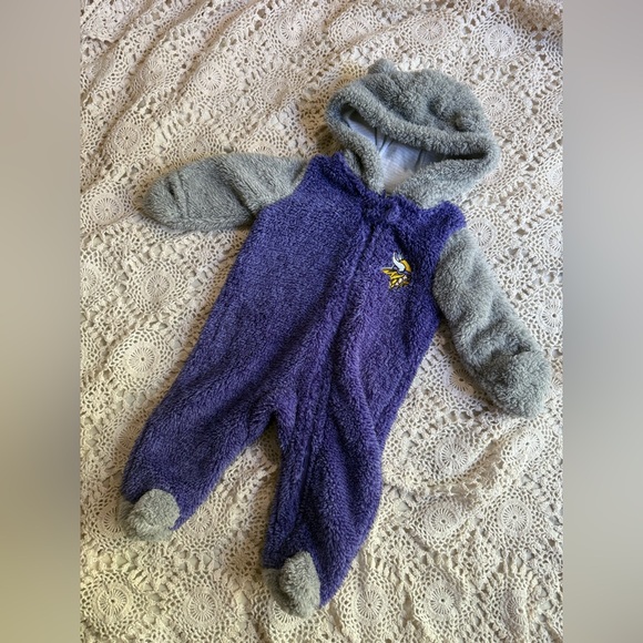 Minnesota Vikings Fleece Zip Up - Picture 1 of 2